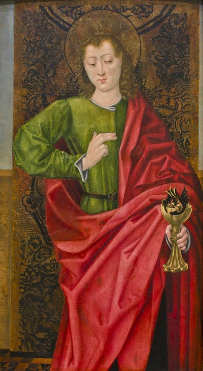 Saint John the Evangelist and the Poisoned Cup by Master of Saint Nicholas